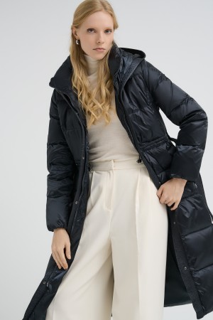 пуховое пальто фотография