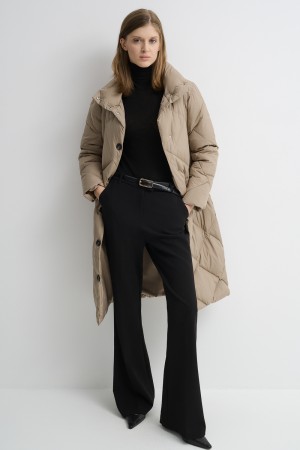 пуховое пальто фотография