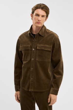 рубашка из вельвета фотография