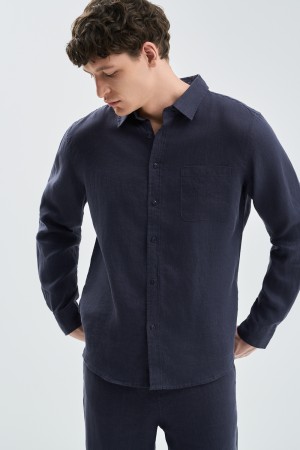 рубашка изо льна - мужская одежда, обувь и аксессуары снежная королева 