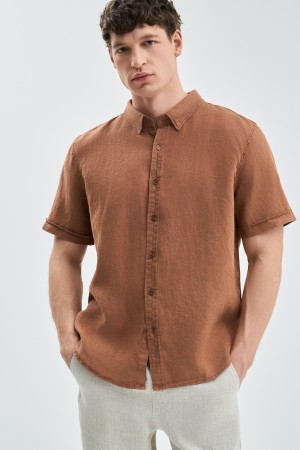 рубашка изо льна - мужские блузы и рубашки по распродаже