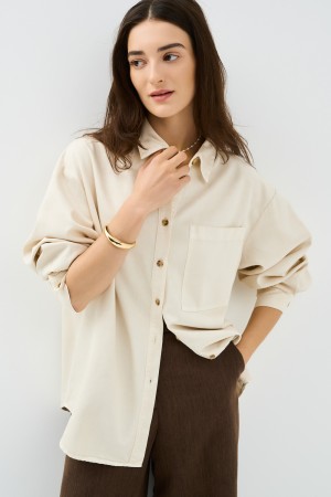 рубашка оверсайз - женские рубашки снежная королева 