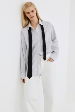 рубашка в полоску - женские футболки и поло