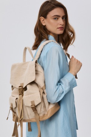 рюкзак из текстиля - аксессуары снежная королева 