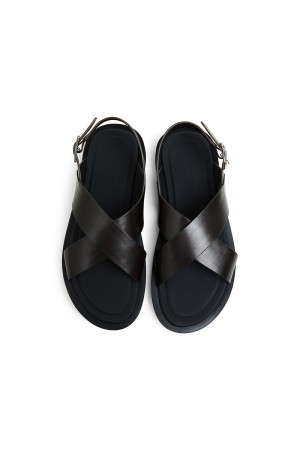 сандалии из натуральной кожи - мужская одежда, обувь и аксессуары с ремешком 