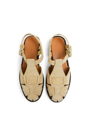 сандалии из натуральной замши - женская обувь снежная королева 