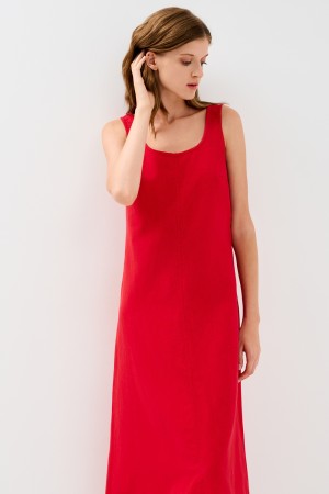 сарафан изо льна и хлопка фотография