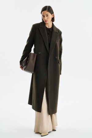 шерстяное пальто фотография