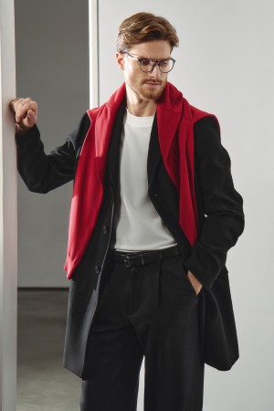 шерстяное пальто - мужские пальто снежная королева 