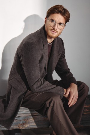 шерстяное пальто - мужские пальто снежная королева 