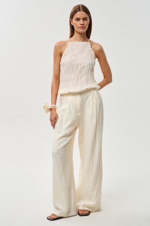 широкие брюки - женские брюки летние 