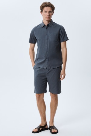 шорты - мужская одежда с поясом 