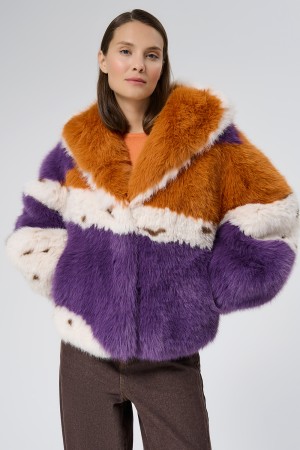 шуба из искусственного меха с капюшоном - женская одежда, обувь и аксессуары осенняя 