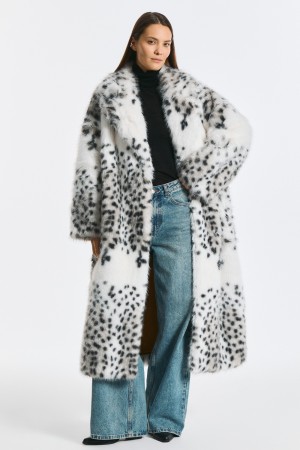 шуба из искусственного меха с поясом - женские шубы и полушубки с поясом 