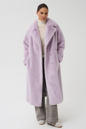 шуба из искусственного меха с поясом - женские шубы и полушубки с поясом 