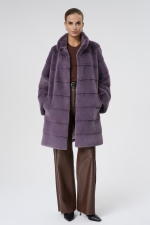 шуба из искусственного меха фотография