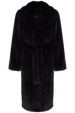 шуба из искусственного меха фотография