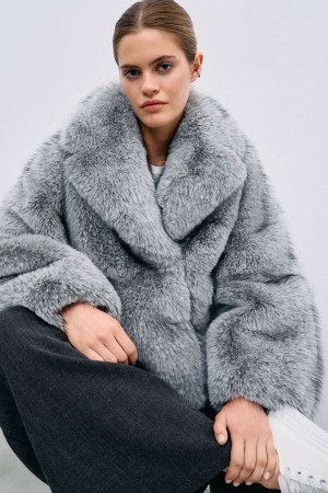 шуба из искусственного меха - женские шубы осенние 