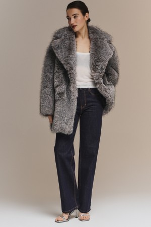 шуба из искусственного меха - женские шубы осенние 