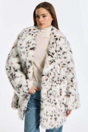 шуба из искусственного меха - верхняя одежда разноцветная 