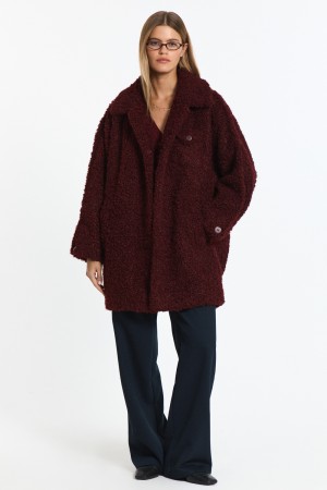 шуба из искусственного меха - женские шубы из полиэстера 