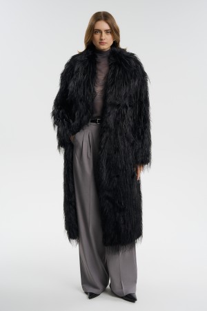 шуба из искусственного меха - женская одежда, обувь и аксессуары широкая 