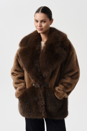 шуба из искусственного меха - женские шубы и полушубки