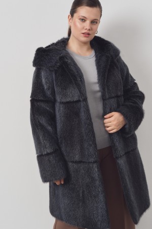 шуба из меха нутрии фотография