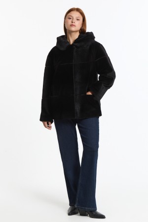 шуба из меха нутрии фотография