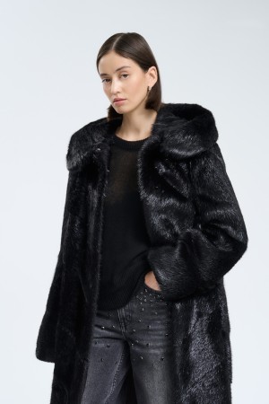 шуба из меха нутрии - верхняя одежда для взрослых 