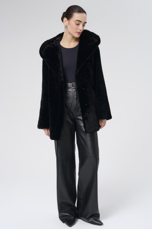 шуба из мутона - женские шубы из овчины 