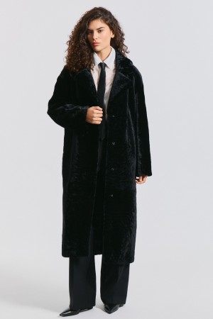 шуба из овчины с поясом - женские шубы и полушубки из овчины 