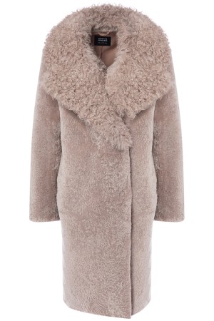 шуба из овчины - женские шубы прямые 