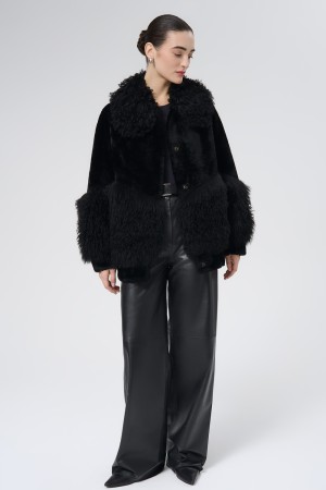 шуба из овчины - женские шубы утепленные 