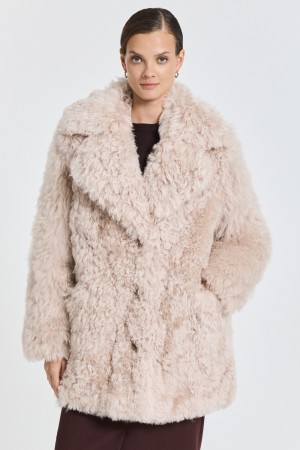 шуба из овчины фотография