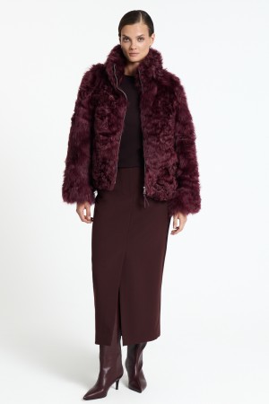 шуба из овчины фотография