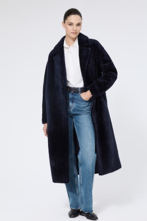 шуба из овчины - женские шубы на кнопках 