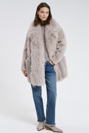 шуба из овчины - женские шубы утепленные 