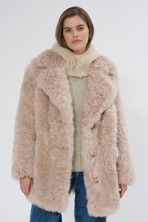 шуба из овчины фотография