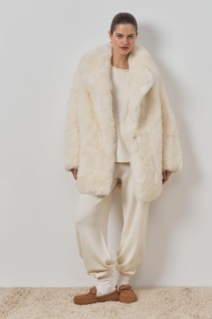 шуба из овчины - женские шубы оверсайз 