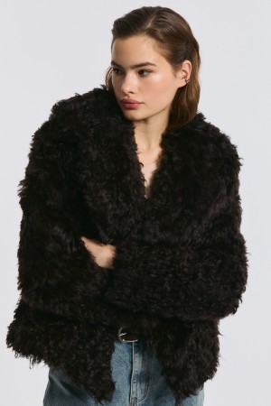 шуба из овчины фотография