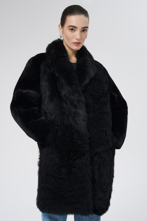 шуба из овчины - женские шубы и дубленки кожаные 