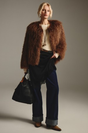 шуба из овчины - верхняя одежда для взрослых 