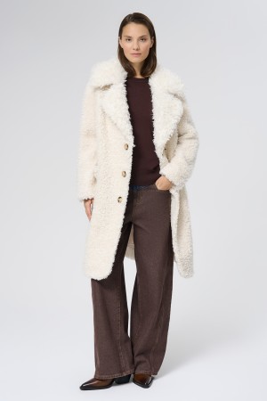 шуба из овечьей шерсти - женские шубы шерстяные 