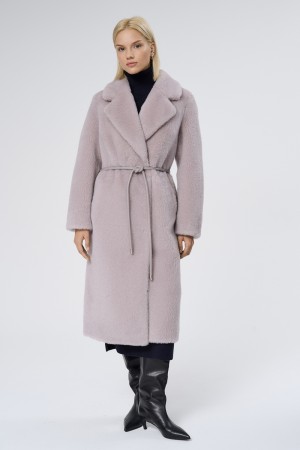 шуба из овечьей шерсти - женские шубы свободные 