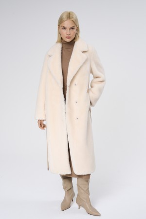 шуба из овечьей шерсти - женские шубы осенние 