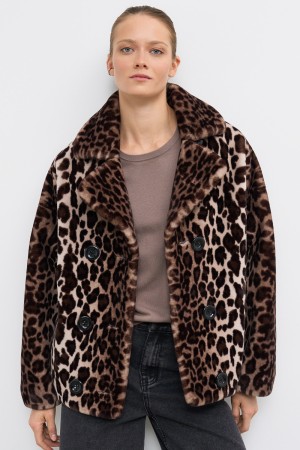 шуба из шерсти кролика - женские шубы осенние 