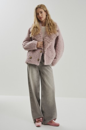 шуба из шерсти фотография