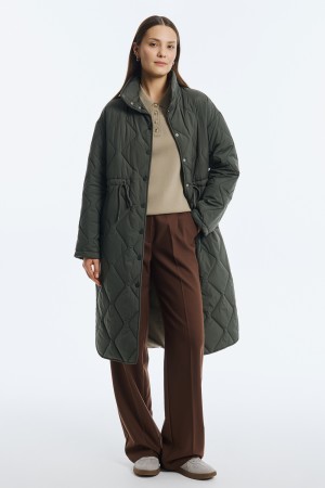 стеганое пальто - женские пальто снежная королева 