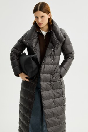 стеганый пуховик - женская одежда, обувь и аксессуары осенняя 